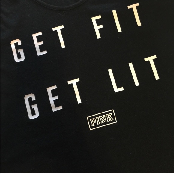 Victoria’s Secret Pink Get Fit Get Lit Tanktop - Picture 2 of 3